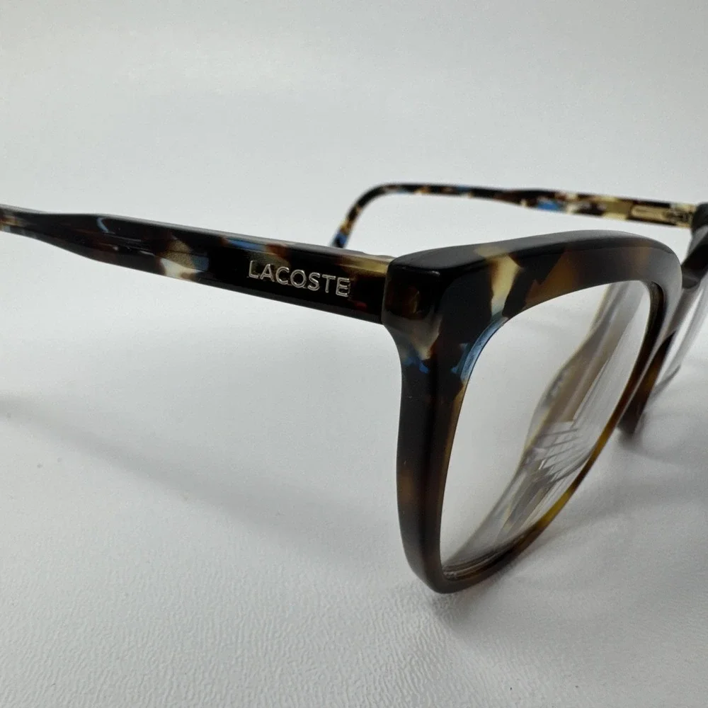 Lacoste Eyeglasses L2884 214 Blue Brown Tortoise 57-20-145 w/ Case,‎ For Frames
